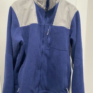 The North Face Navy and Light Gray Fleece Jacket